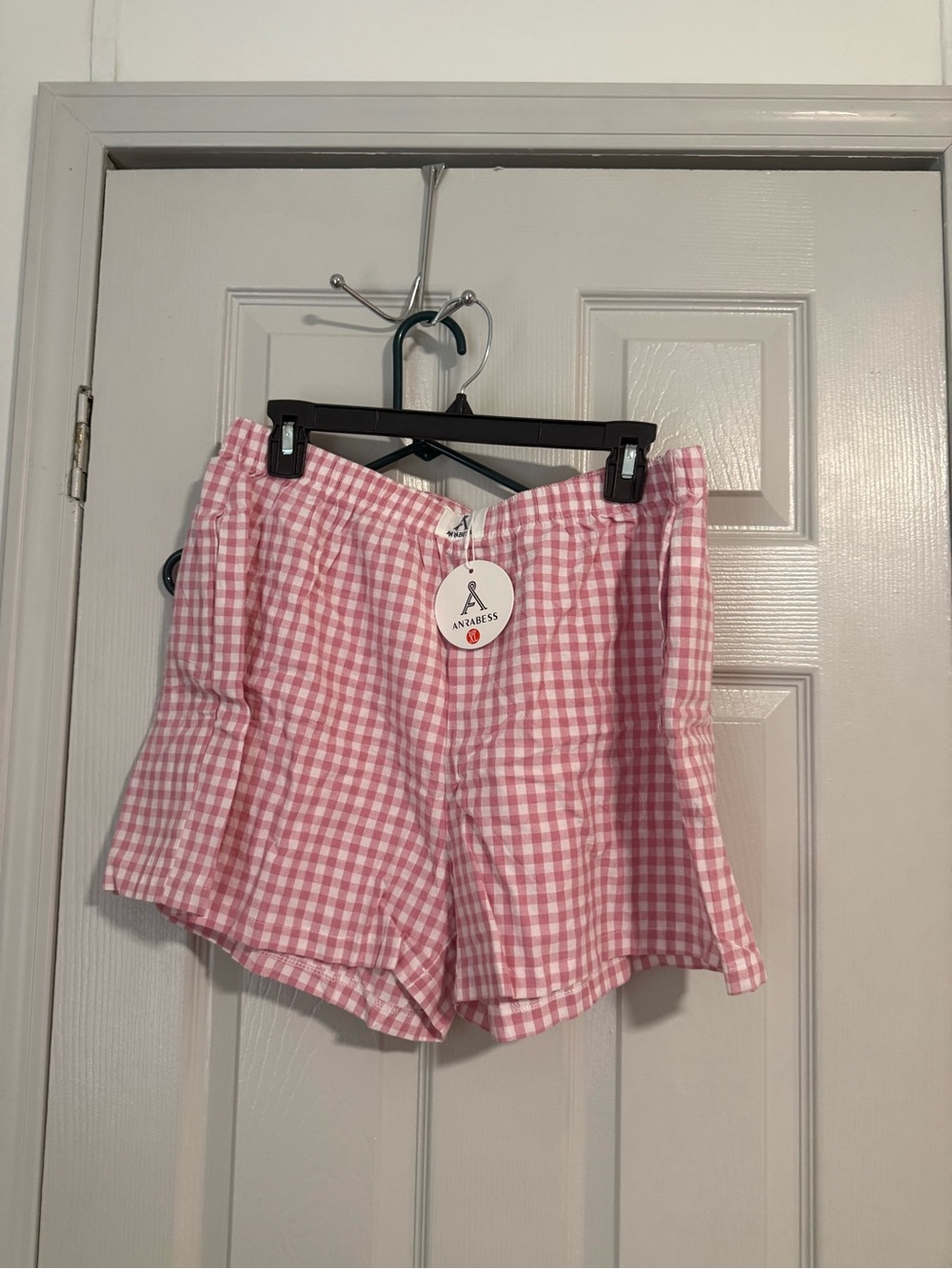 Pink Gingham Women’s Shorts